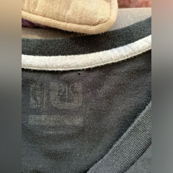 Vintage Color Block Long Sleeve Chicago Bulls Tshirt | Large - Picture 4 of 4